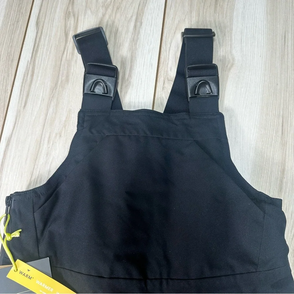 Kids' Waterproof Snow‎ Bib - 83% Recycled Polyester, Adjustable Straps SMALL NWT